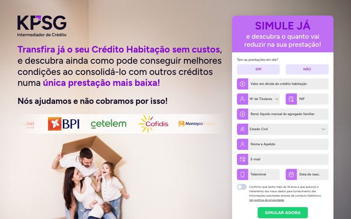 Screenshot of kpsg-credito-consolidado.com