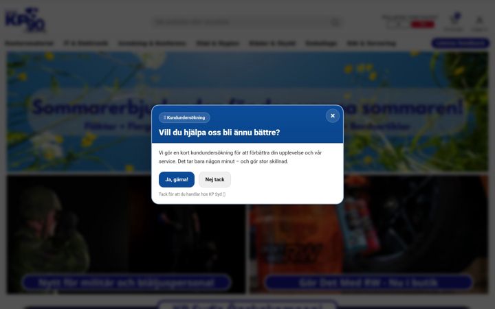 Screenshot of kpsyd.se