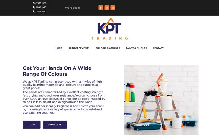 Skärmbild av kpttradingmalta.com