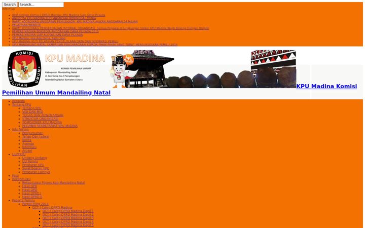 Screenshot of kpumadina.com