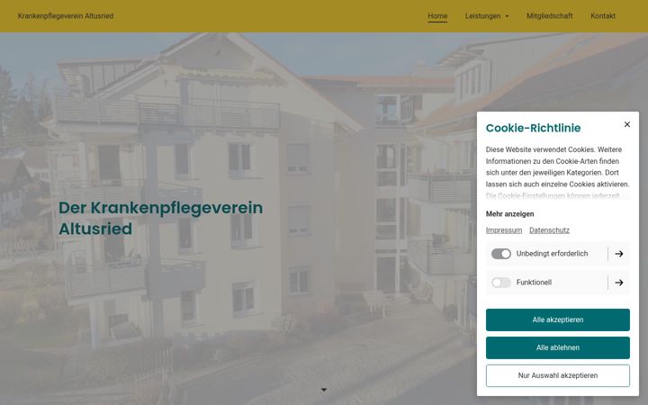 Screenshot of kpv-altusried.de