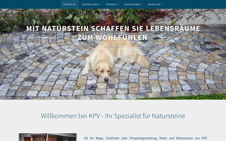 Screenshot of kpv-pflasterei.at