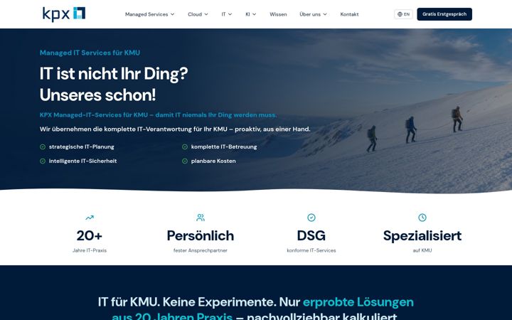 Screenshot of kpx-it.ch