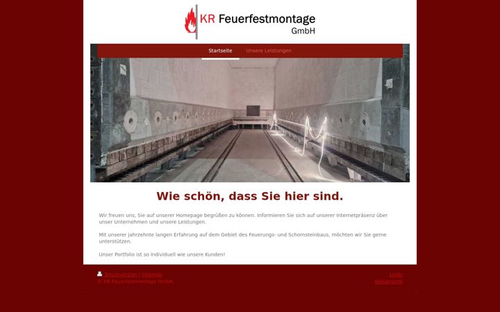 Screenshot of kr-feuerfestmontage.de