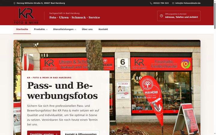 Screenshot of kr-fotoundmehr.de