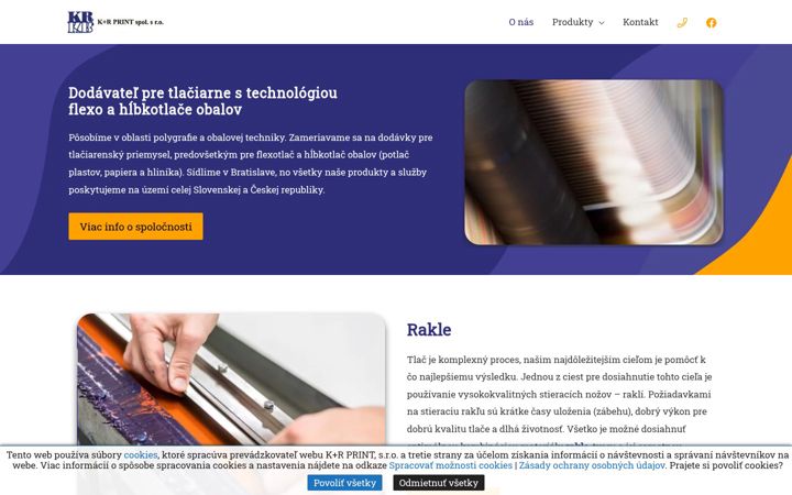 Screenshot of kr-print.sk