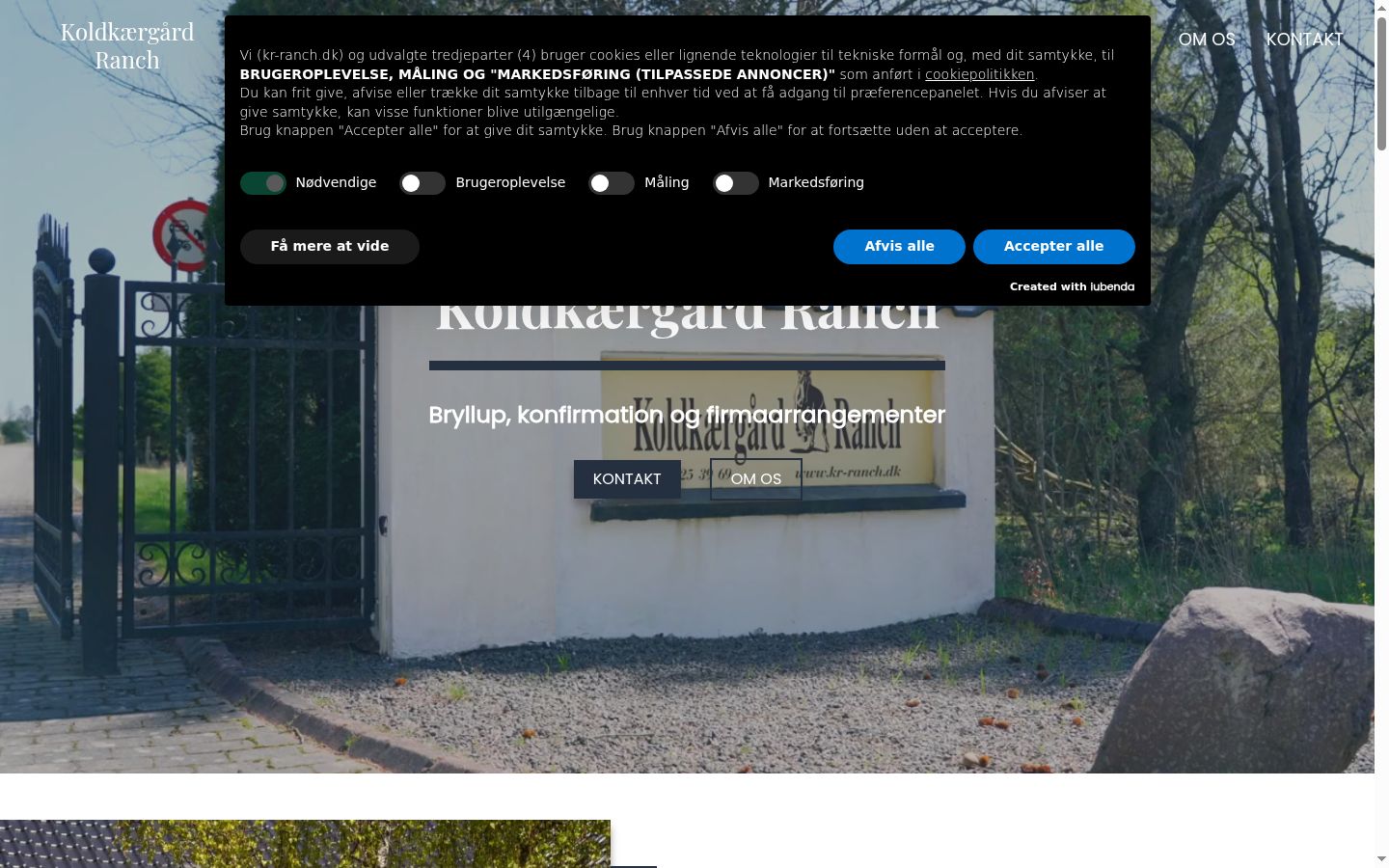 Snímek obrazovky baneru souhlasu zobrazeného před jakoukoli interakcí
