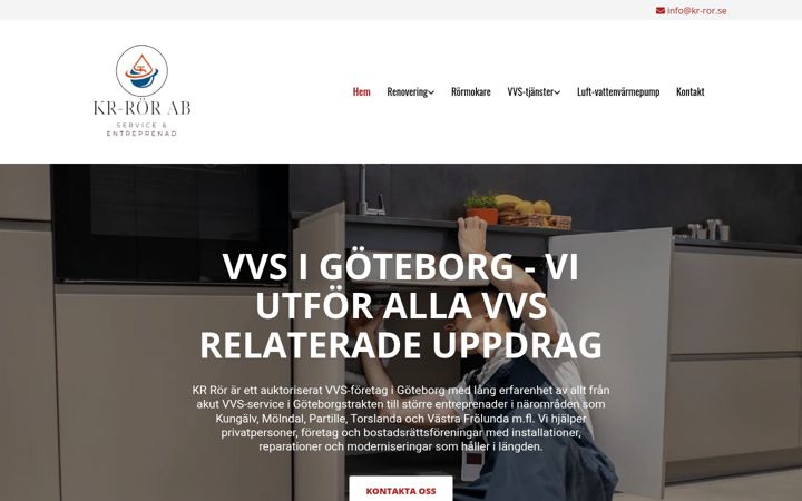 Screenshot of kr-ror.se
