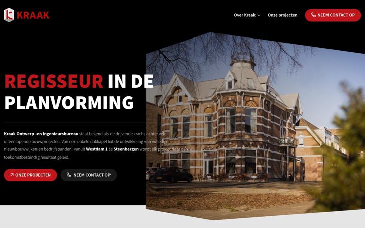 Screenshot of kraakbv.nl