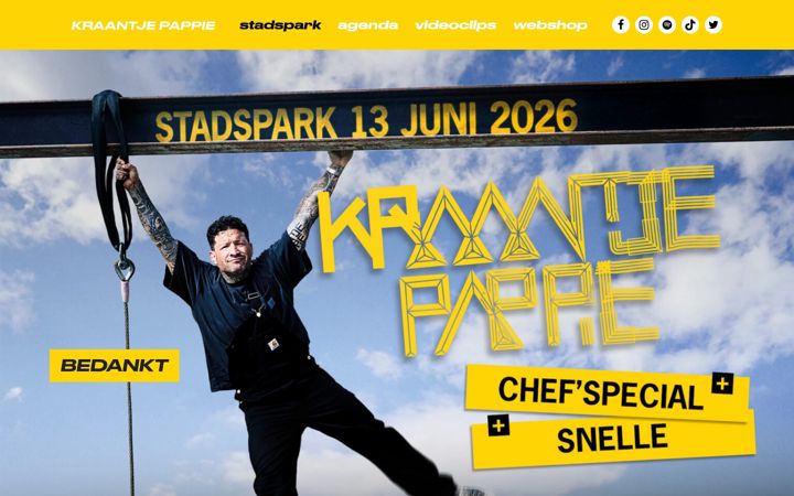 Screenshot of kraantjepappie.nl