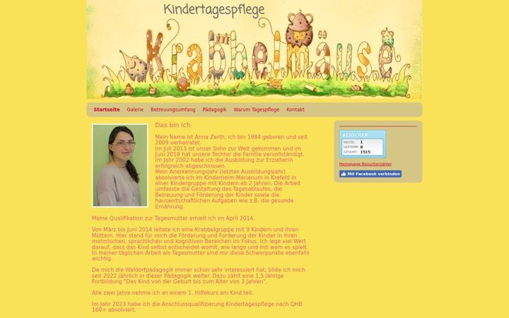 Screenshot of krabbelmaeuse-grefrath.de