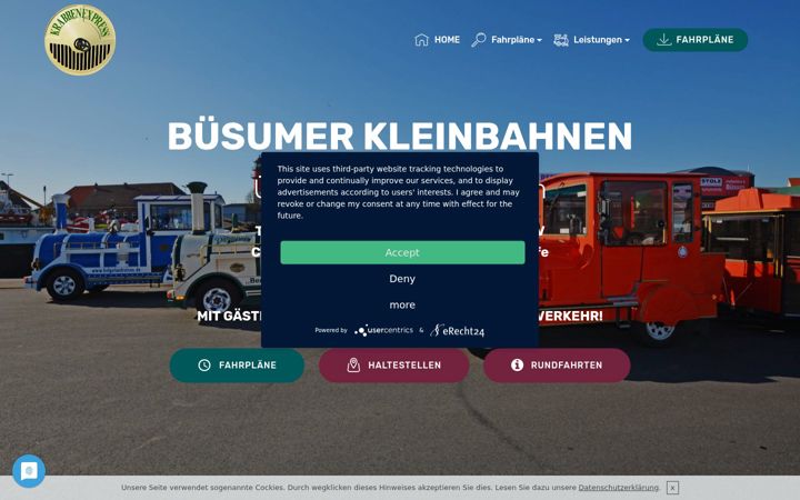 Screenshot of krabben-express.de