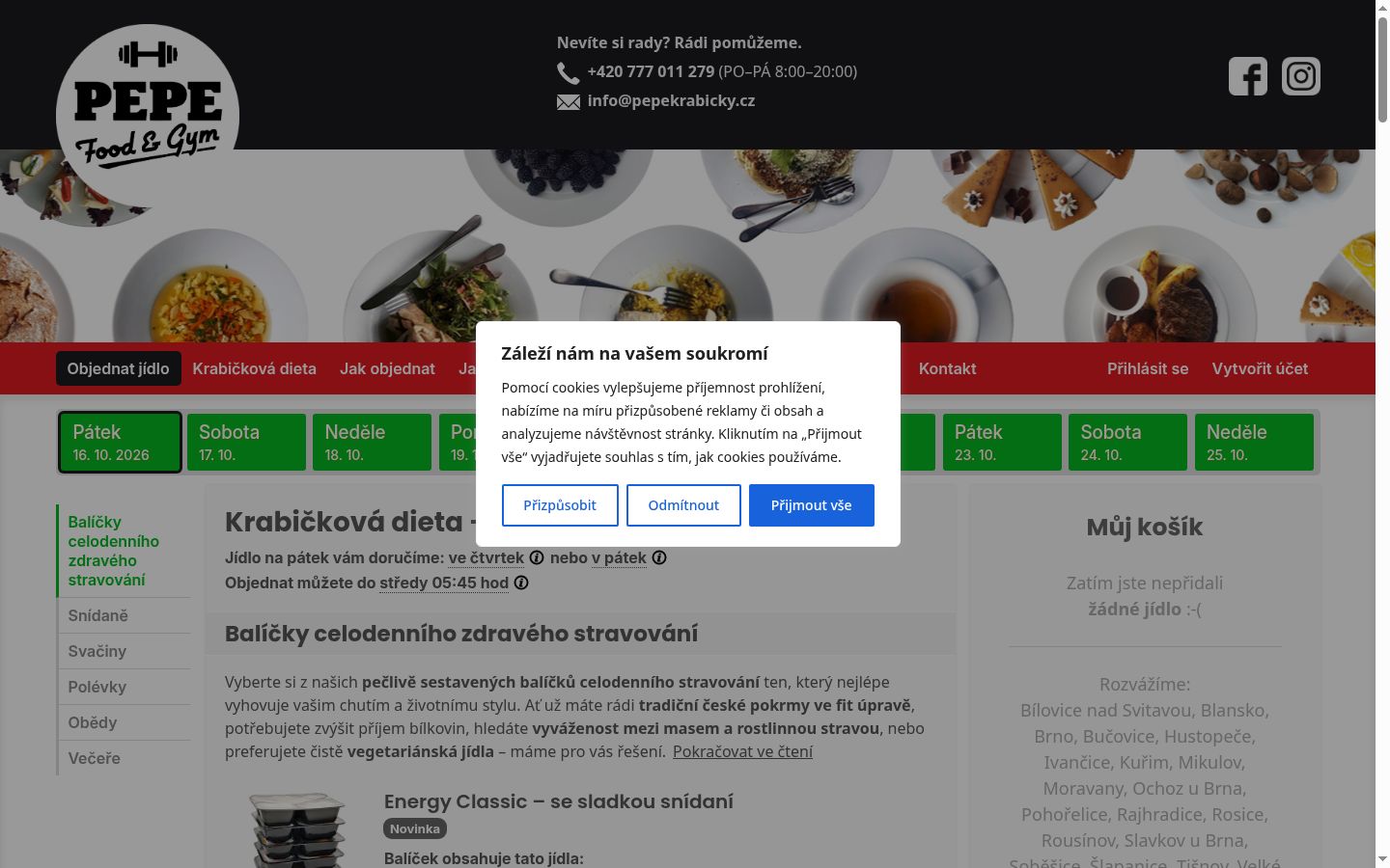 Zrzut ekranu banera zgody wyświetlanego przed jakąkolwiek interakcją