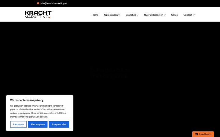 Screenshot of kracht-marketing.com