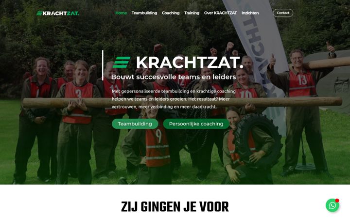 Screenshot of krachtzat.nl