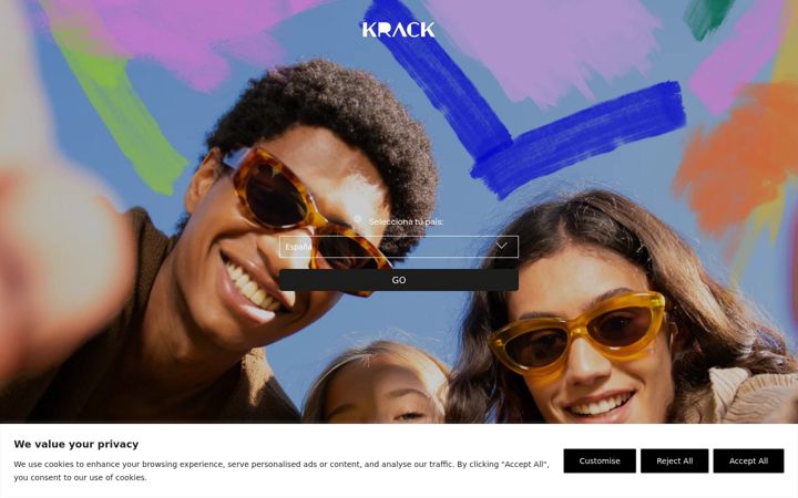 Screenshot of krackonline.com