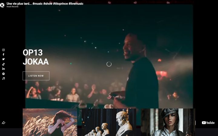 Screenshot of krackrecords.com