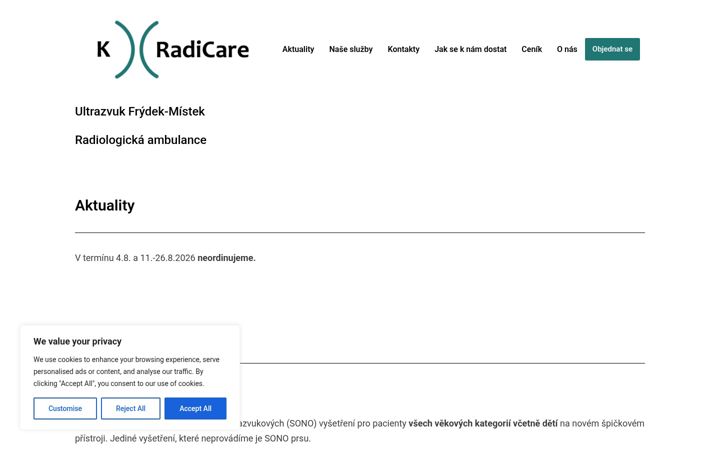 Screenshot of kradicare.cz