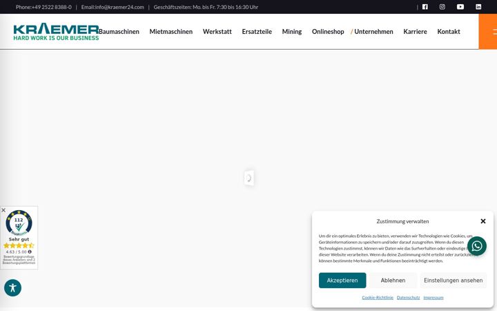 Screenshot of kraemer24.com