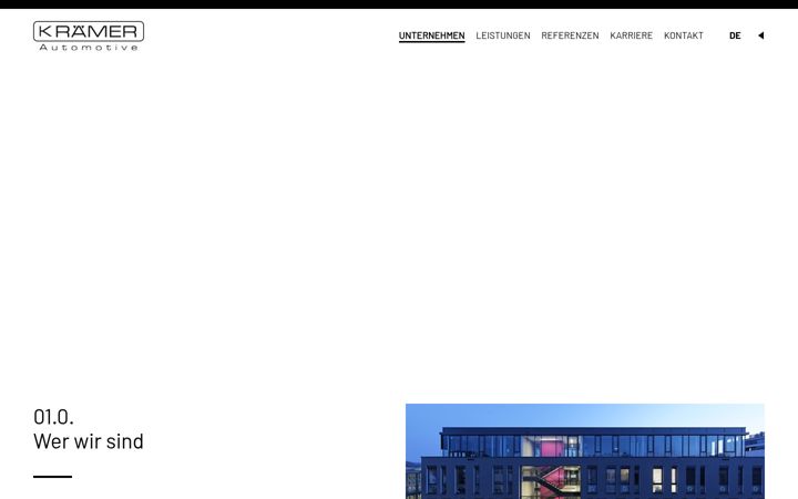 Screenshot of kraemerautomotive.com