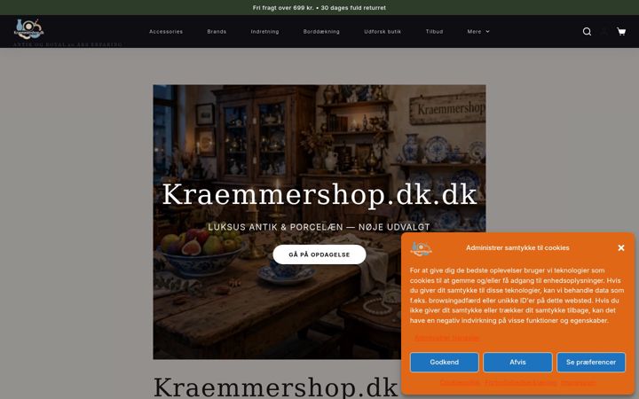 Screenshot of kraemmershop.dk