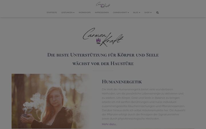 Screenshot of kraeuter-kraft.at