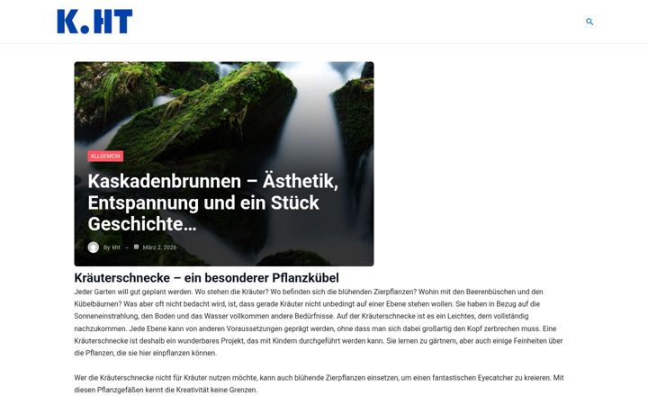 Screenshot of kraeuterschnecken.de