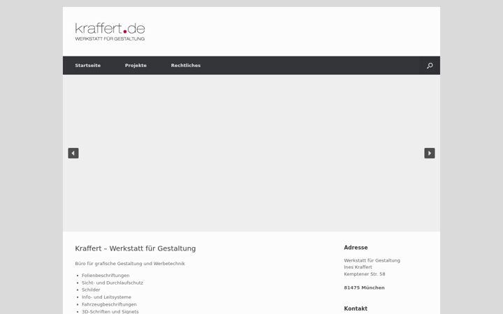 Screenshot of kraffert.de