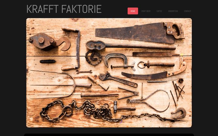 Screenshot of krafftfaktorie.co.za