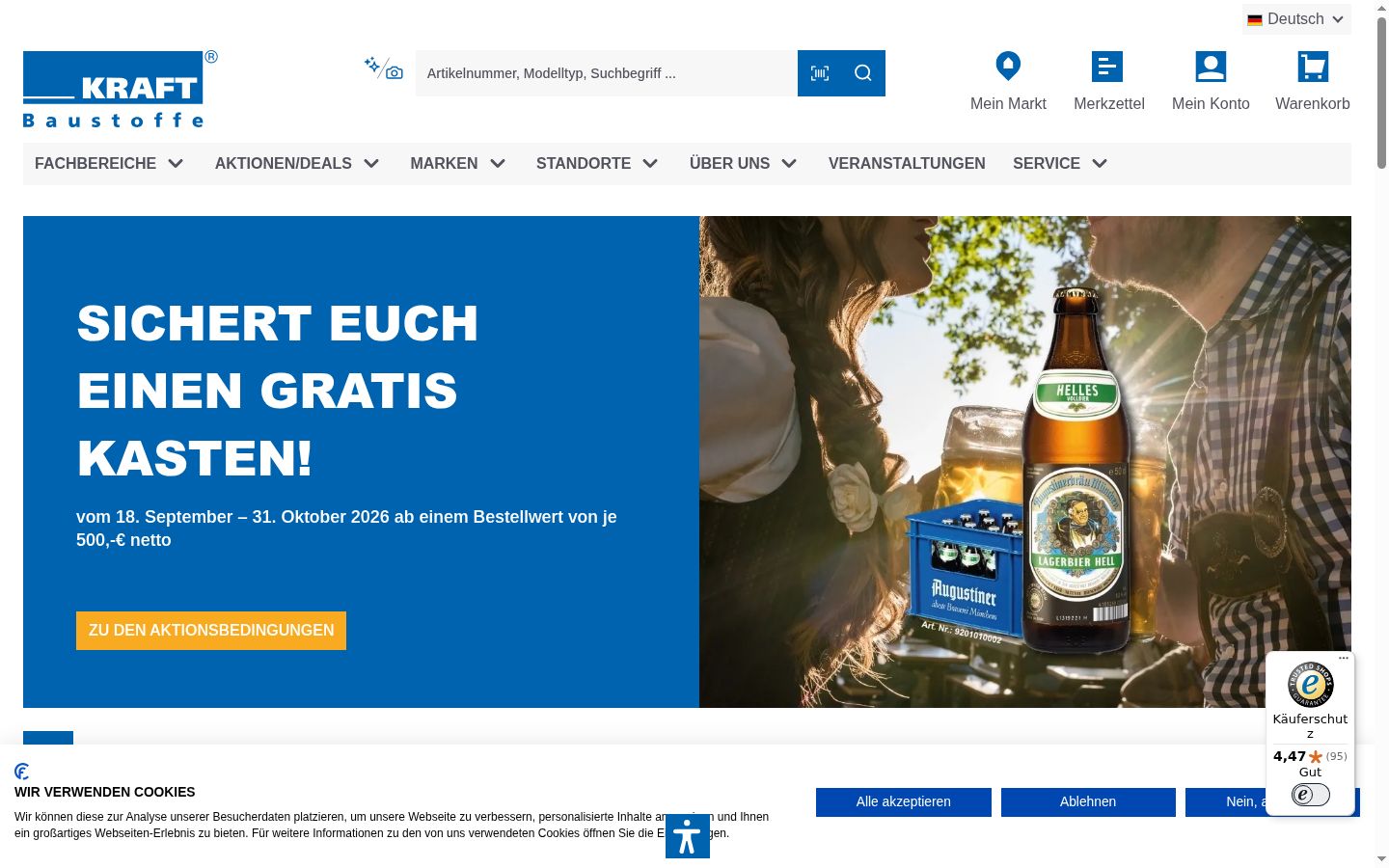 Sutikimo reklamjuostės, rodytos prieš bet kokią sąveiką, ekrano kopija