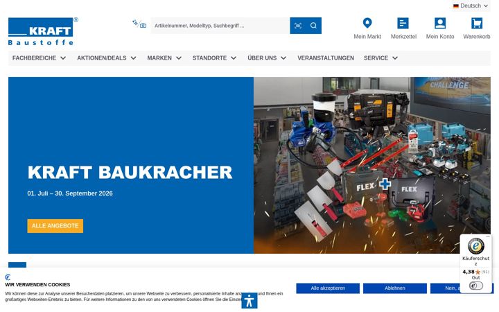 Screenshot of kraft-baustoffe.de
