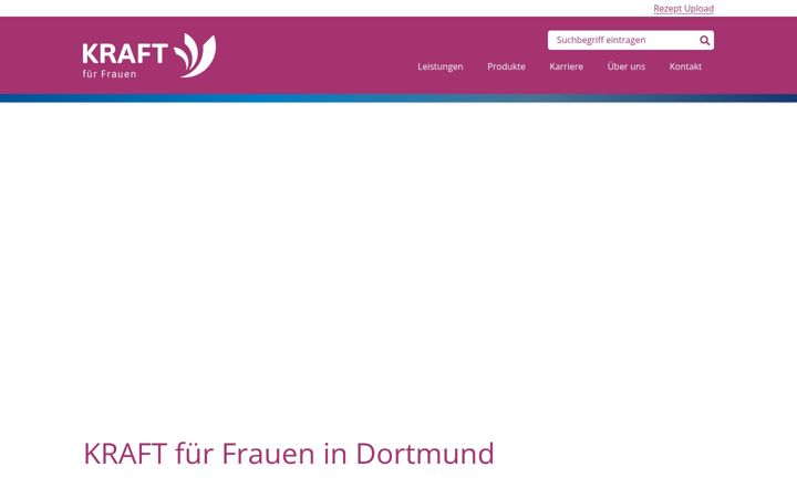 Screenshot of kraft-fuer-frauen.de