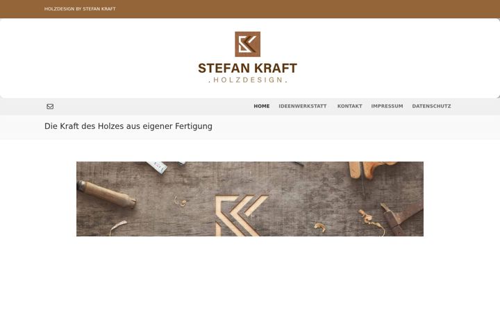 Screenshot of kraft-holzdesign.de