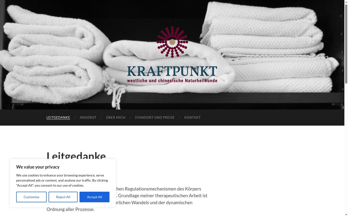 Screenshot tal-banner tal-kunsens muri qabel kwalunkwe interazzjoni