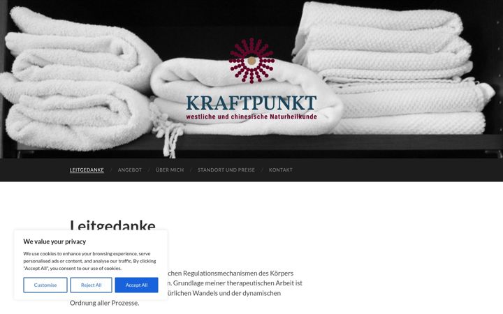 Screenshot of kraft-punkt.ch