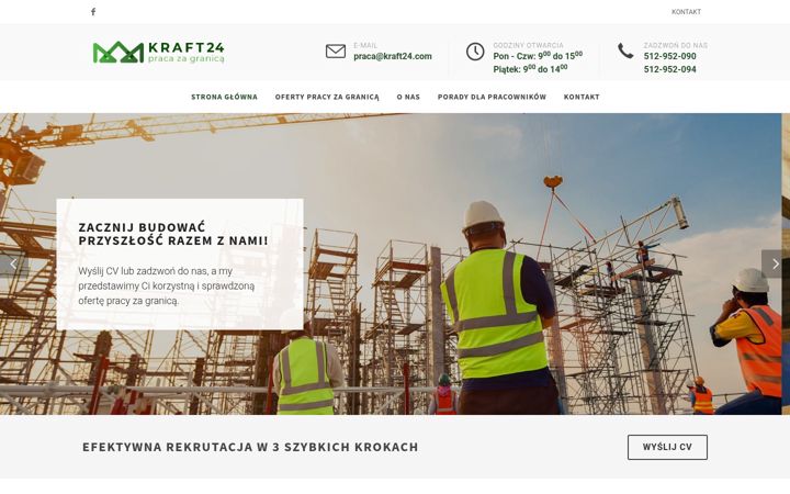 Screenshot of kraft24.com