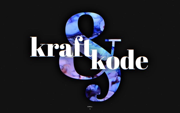 Screenshot of kraftandkode.com