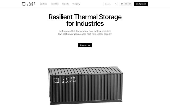 Screenshot of kraftblock.com