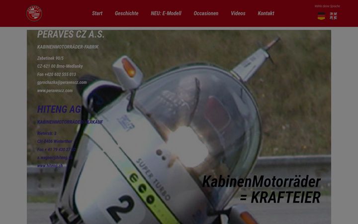Screenshot of krafteier.de