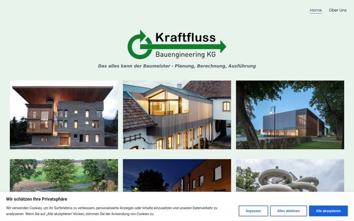 Screenshot of kraftfluss.at