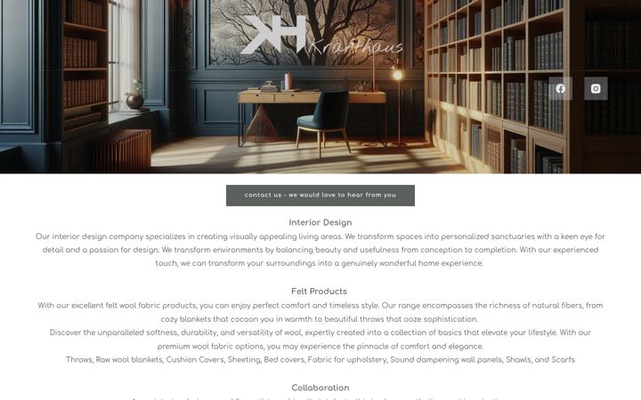 Screenshot of krafthaus.co.za