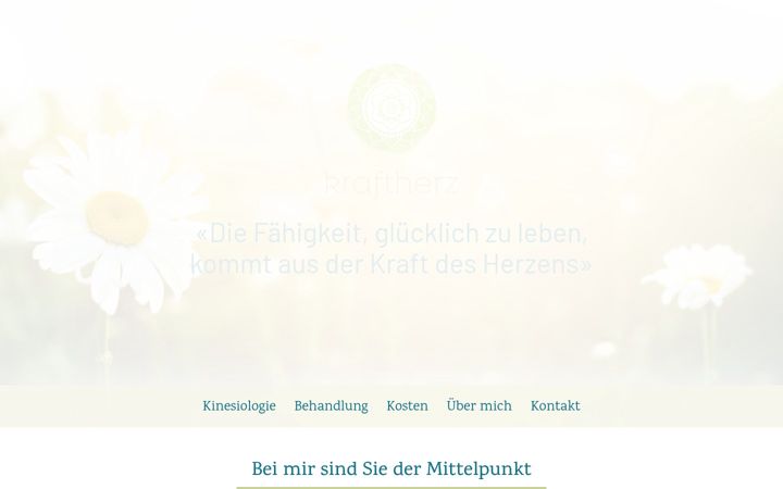 Screenshot of kraftherz.ch