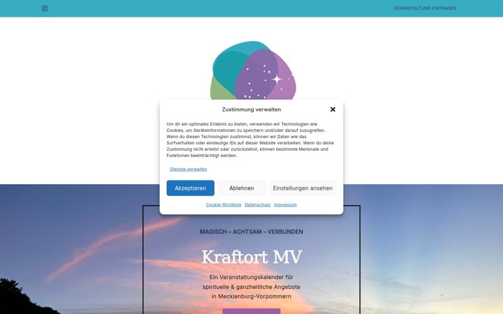 Screenshot of kraftort-mv.de