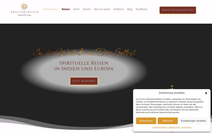 Screenshot of kraftorte-in-indien.com