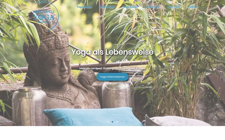 Screenshot of kraftquell-yoga.de