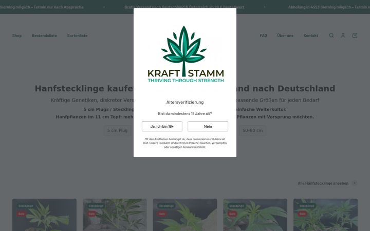 Screenshot of kraftstamm.at