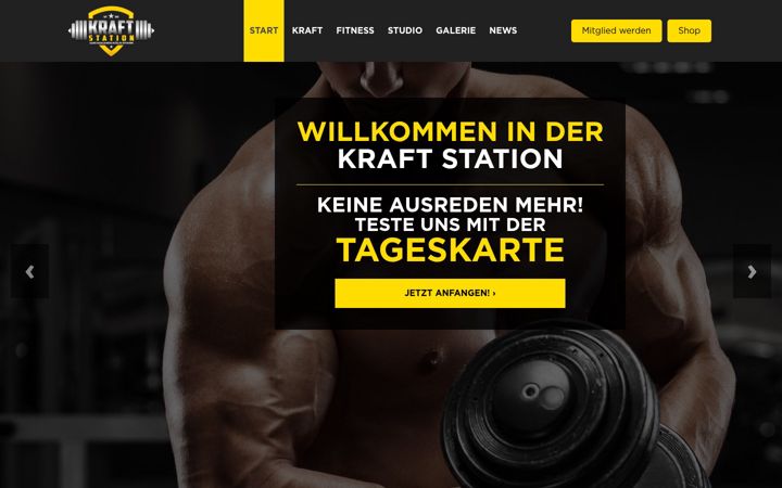 Screenshot of kraftstation-koeln.de