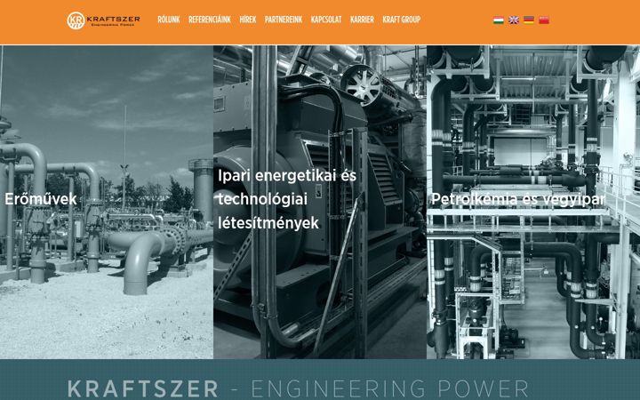 Screenshot of kraftszer.hu
