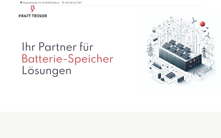Screenshot of krafttresor.de