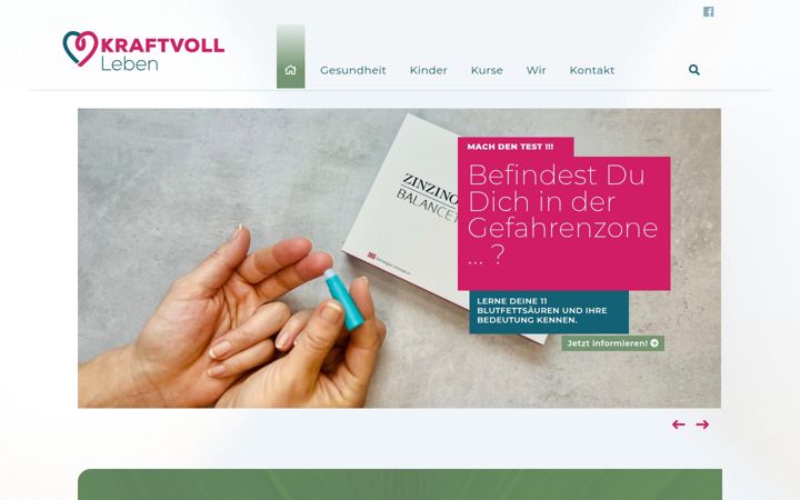 Screenshot of kraftvoll-leben.team